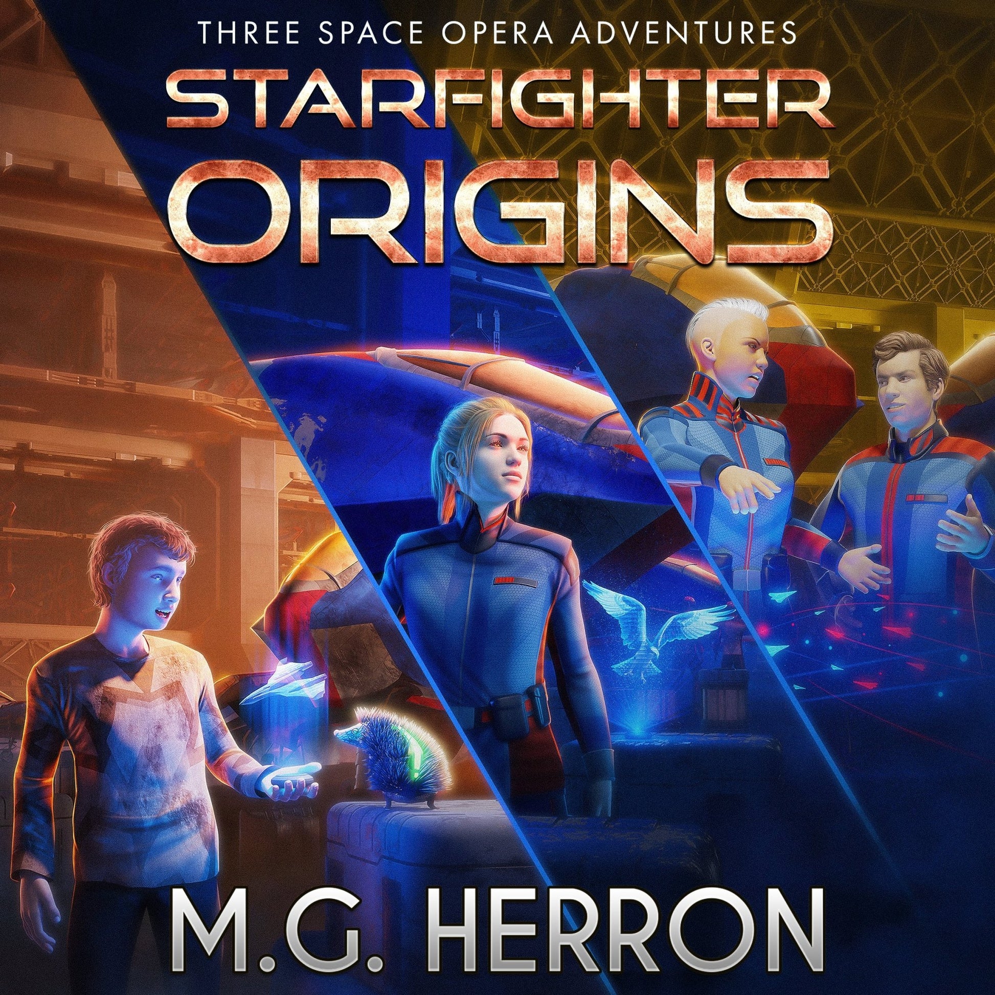 Books 1-3: Starfighter Origins (Audiobook) | MG Herron Books